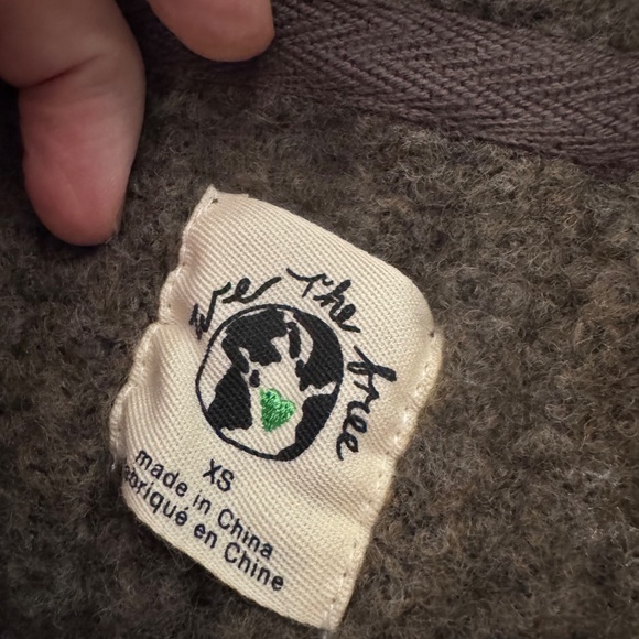 NWT Care Free People Jackson Cardi Pinecone Sweater size X-Small - Picture 2 of 7